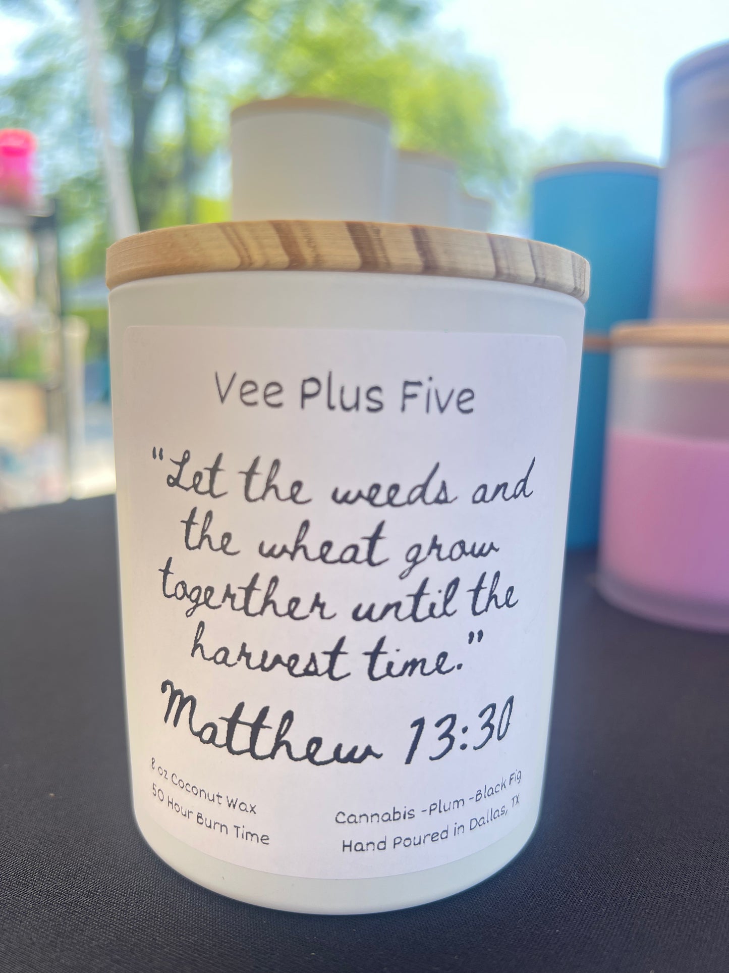 Cannabis + Plum + Fig 8oz Candle